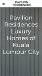 Mobile Screenshot of pavilion-residences.com